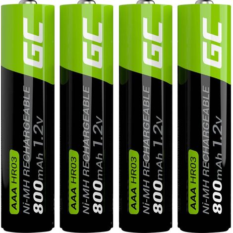 Green Cell HR03 Batteria ricaricabile Ministilo (AAA) NiMH 800 mAh 1.2 V 4 pz. (1/3)