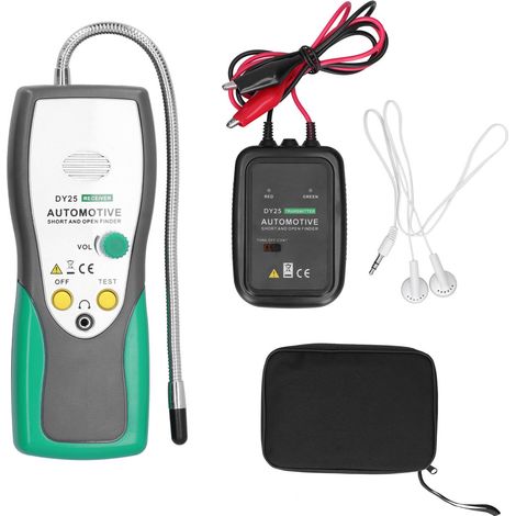 GARRYFIZH Détecteur de traceur de fil de câble de détecteur de court-circuit ouvert automobile DY25 pour la réparation de Diagnostic de voiture
