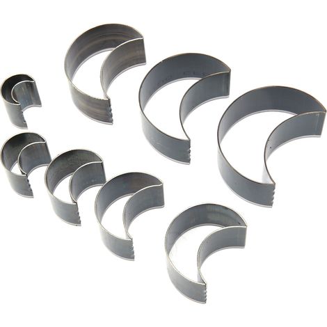 Moule de découpe pour cuir fait main (lot de 8), moule de découpe pour cuir, moule de découpe laser, moule de découpe pour pendentif B00022 (1/5)
