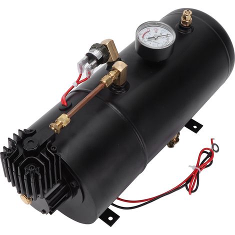 Klaxon 12V Compresseur 3L 150PSI pour Voiture Camion Bateau Train - Avertisseur Puissant (1/5)