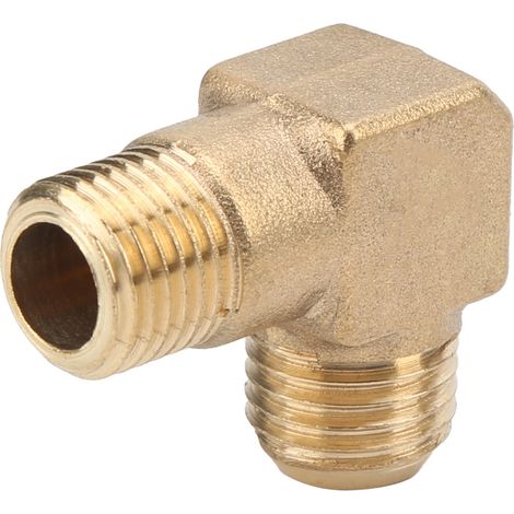 Coude en laiton G1/4xM14 à 90 degrés pour compresseurs, accessoires de pompes à air, raccords de tuyauterie (1/5)
