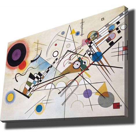 Decorazione artistica da parete con stampa su tela Painting Multicolore (1/3)