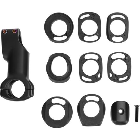 Potence de vélo avec absorption des chocs, en alliage d'aluminium, rehausseur de guidon pour vélo de route et VTT (1/5)