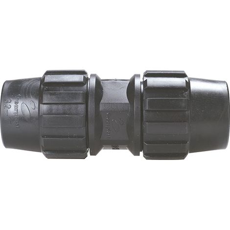 Enlace Recto Fitting Polietileno Crearplast  Medidas  Accesorios Fontanería: 32mm
