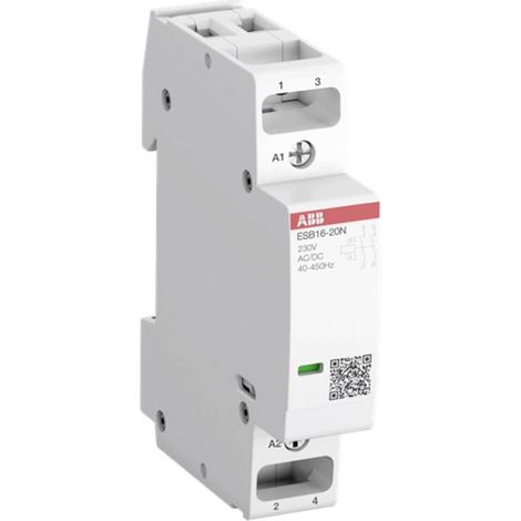 [NEUWERTIG] B-Ware ABB Installationsschütz ESB16-20N-01 2polig 16A 220-250V IP20 Schütz 1 St.