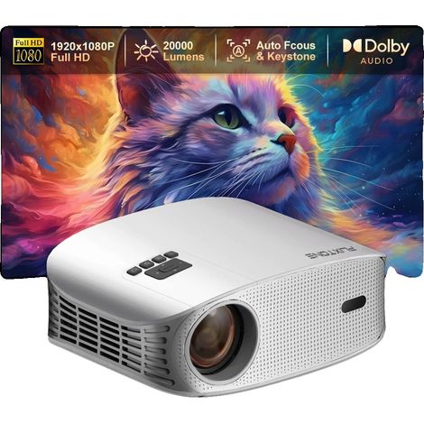 Projecteur, 1080P Full HD, Connectivité WiFi, D8W (1/2)