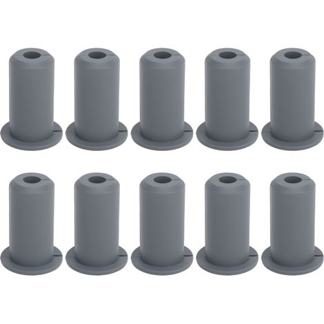 Kit di passacavi Starlink, 10 pezzi, anelli di alimentazione in silicone, passacavi a muro, diametro 19 mm (0,75 pollici), grigio (1/5)