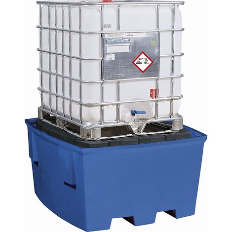 asecos, Cuve de rétention en PE pour cubitainers IBC/KTC, avec (1/3)