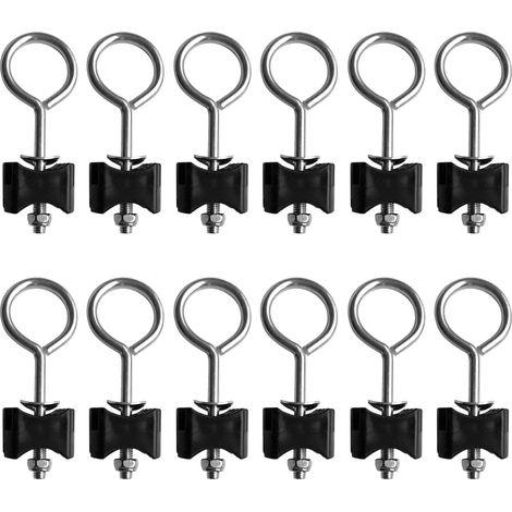 Lot de vis et écrous de remplacement pour trampoline, fixations anti-desserrage, pièces robustes pour entretien, assemblage et stabilisation de structure de trampoline (1/5)