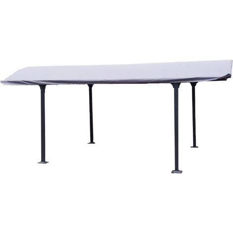Habrita – Bâche de protection pour carport 485 x 300 cm – Polyester PVC 280 gr/m² – Résistante aux intempéries – Surface 14,55 m² (1/5)