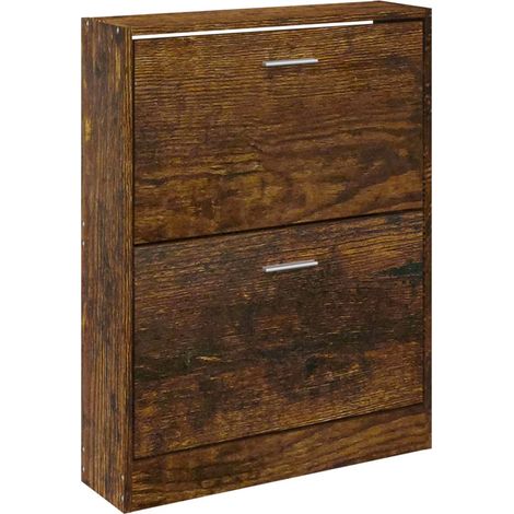Scarpiera scarpiera mobile portaoggetti ingresso corridoio soggiorno 59 x 17 x 81 cm multistrato marrone 020021566