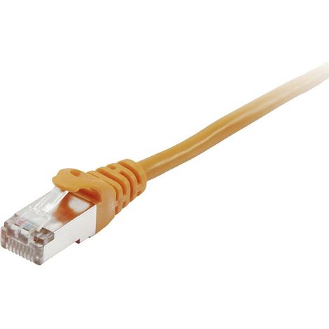 Equip 605574 RJ45 Câble réseau, câble patch CAT 6 S/FTP 5.00 m orange contacts dorés 1 pc(s) (1/4)