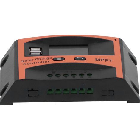 MPPT-Solarpanel-Batterieladeregler mit zwei USB-Anschlüssen 12V/24V 60A (1/5)