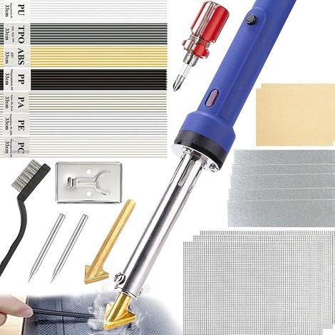 100W Plastic Welding 2 in 1 Welding Machine with 7 Types 56 Rods (1/5)