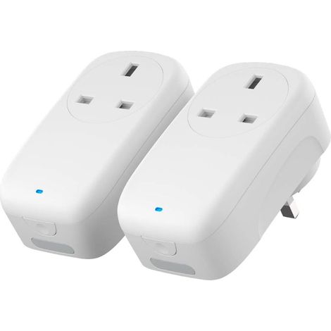 Prise connectée, minuterie Wi-Fi avec veilleuse, compatible Alexa/Google Home/IFTTT, aucun hub requis, 13 A, contrôle à distance. (1/3)
