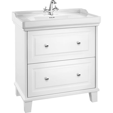 Mueble + lavabo CARMEN - ROCA  Color: Blanco mate (1/2)