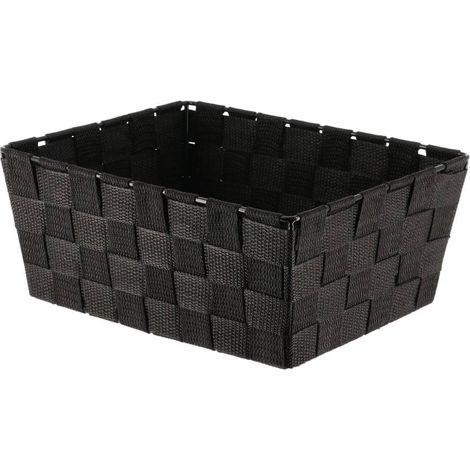 Ankleidekorb polyester h10,5xl19,5xp25cm - schwarz - Tendance