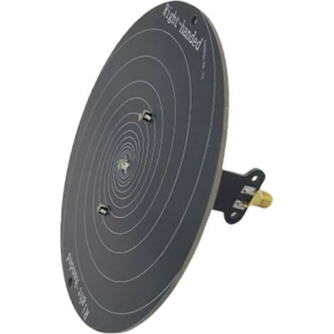 Ultrabreitbandige, rechtszirkular polarisierte, gleichwinklige Spiralantenne von 1 GHz bis 10 GHz (1/5)