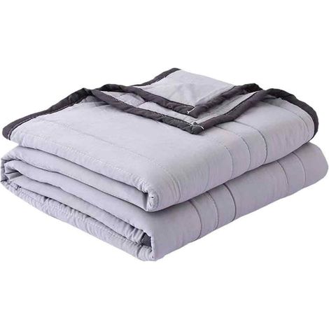 Edredón, tejido fresco y ligero, reversible, con gran capacidad de absorción del calor, ideal para verano, tamaño Queen. (1/5)