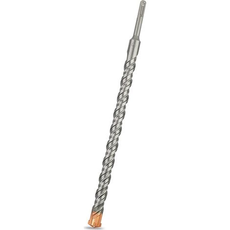 Foret SDS Plus 20mm x 350mm, Idéal pour Percer Dans le Béton, Brique, Pierre, Maçonnerie - 4 pointes en carbure, Accessoire Marteau Burineur (1/5)