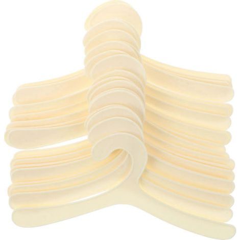 Set mit 20 Aufbewahrungskleiderbügeln für Haustierkleidung, Kunststoffkleiderbügel für Welpenkleidung – 19,00 x 8,50 x 0,20 cm (1/4)