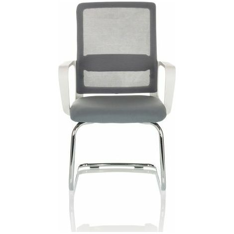 [GEBRAUCHT] B-Ware Hjh Office Besucherstuhl Freischwinger Stuhl Visiter W Grau Netz