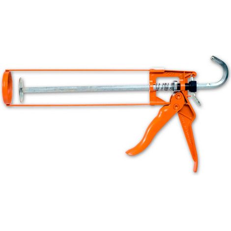 Pistola de silicona Cox metálica naranja 34 cm profesional
