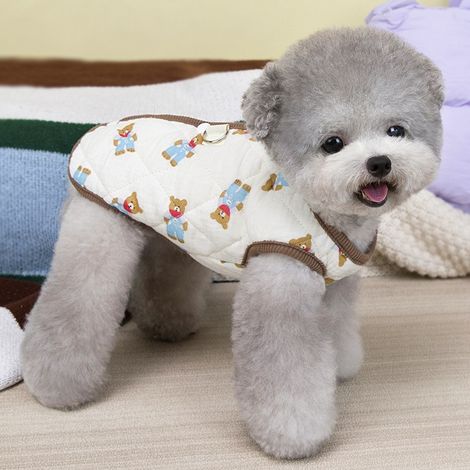 Ropa de invierno para mascotas, ropa para gatos, gruesa y cálida, ropa de otoño e invierno, cárdigans para perros, XL (1/2)