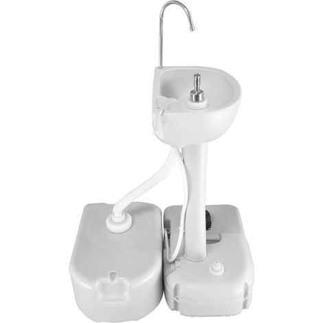 Réservoir d'eau portable avec adaptateur 24 L gris (1/5)