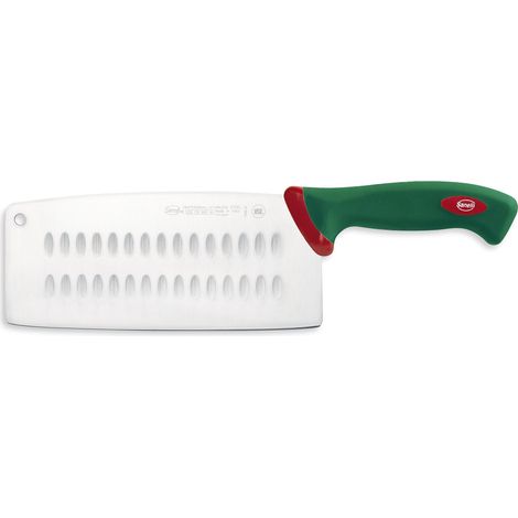 Sanelli Premana Professional Coltello Cinese, Acciaio Inossidabile, Verde/Rosso, 34.5 x 3 x 10 cm (1/2)