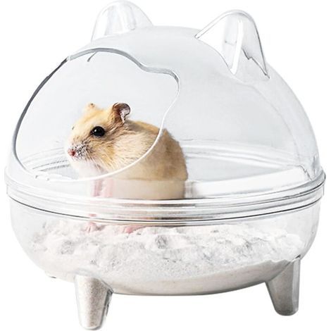 Baignoires et bacs pour hamsters, décorations d'habitat pour petits animaux, récipients de bain de sable (1/3)
