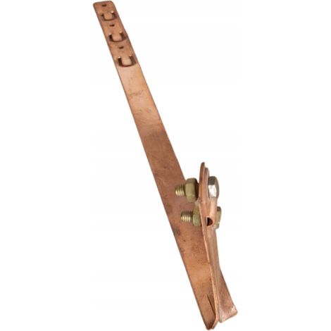 Supporto sottotegola per filo L-415 ritorto H 130mm. ZS RAME (1/3)