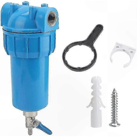 Leitungswasserfilter mit G1/2-Anschluss, Rückspülsieb-Vorbehandlungssystem für den Hausgebrauch, universelle Filtrationslösung (1/4)