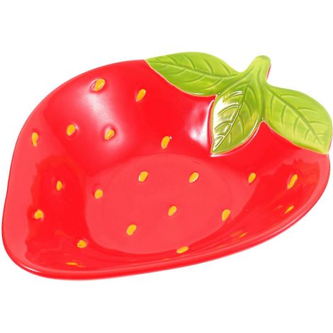 bol à fraises en céramique, joli bol alimentaire, bol de service à fruits, saladier (1/4)