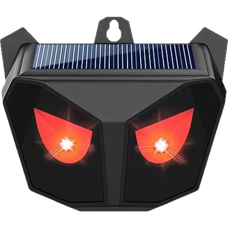 Sollbry 2 pièces Répulsif Chats Ultrasons, Chasse-Chat Solaire pour Jardin avec Capteur et Flash Lumineux, Dispositif de Répulsion Extérieur pour Éloigner (1/5)