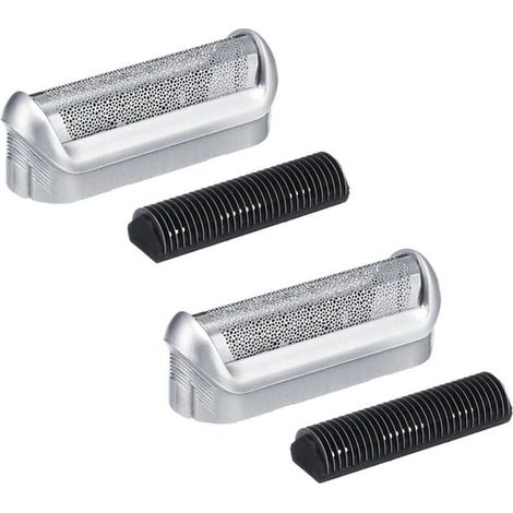 Lot de 2 Lames Rasoir Rechange pour 5S P40 P50 P60 P70 P80 P90 M60 M90S (1/4)
