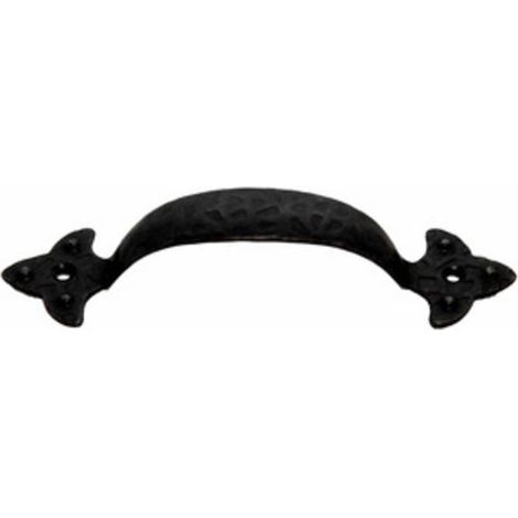 5 x BL MANIGLIA FERRO BATTUTO 316 90 MM 2 PZ