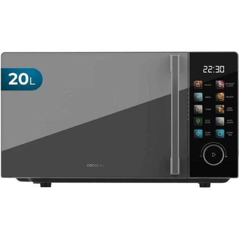 Cecotec Microondas Proclean 6030 Black. 20 Litros de Capacidad, Potencia de 700 W, 8 Programas, 10 Niveles de Potencia (1/5)