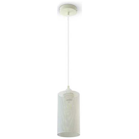 Lampadario Portalampada 1MT E27 Ф130mm - Metallo traforato bianco - Mod VT-7132 - SKU 3829 (1/5)