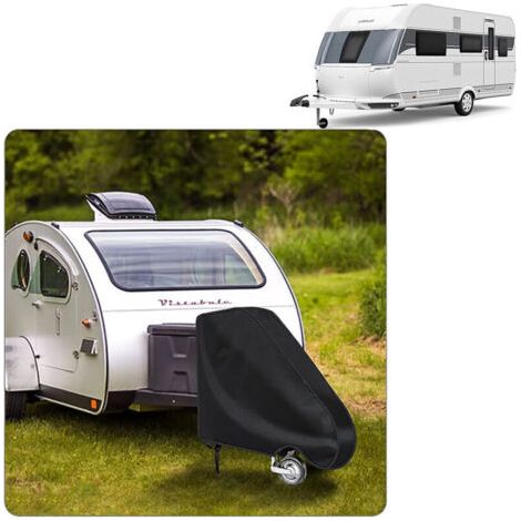 BUNTHAUS PA Housse de Protection Universelle pour Tête d'Attelage de Remorque et Caravane Noir (1/4)