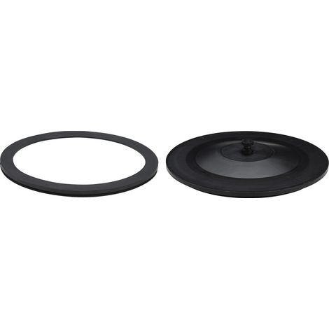Volet 4986.340 en plastique noir DN100/125