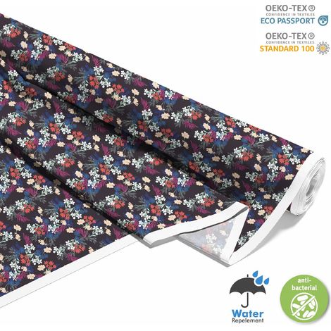 Dekorativer Outdoor-Stoff Oxford - Motiv Feldblumen I DX236 (1/5)