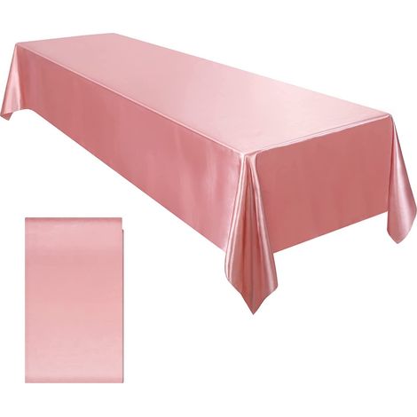 Decke Rectangulaire en Feuille d'or Rose, 146x 260 cm, Plastiqu (1/5)