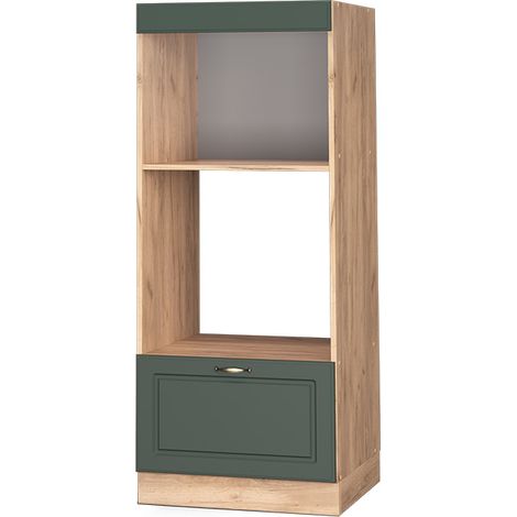 Armoire micro-ondes Fame-Line, Vert Or Campagne, 60cm ouvert, Vicco