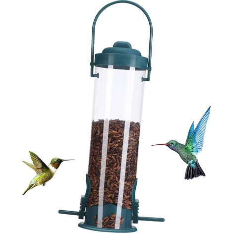 Automatisches Vogelfutterhaus Mit Zwei Auslässen Und