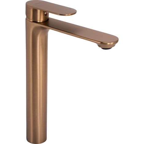 WASCHBECKENARMATUR REA DROP HIGH BRUSH COPPER