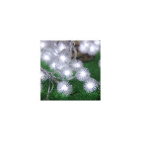 Litzee – Luci natalizie a catena da 2,5 metri – 20 LED – IP44 impermeabili con telecomando – Decorazione per interni ed esterni - Crezuo