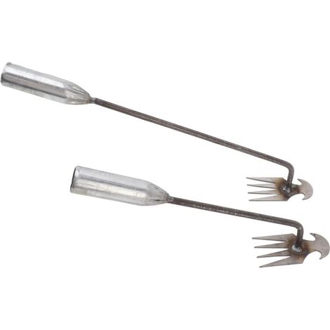 2Pcs Weeding Artifact Uprooting Weeding Tool 4 Teeth Dual Purpose Weeder Weed Puller Manual Household Agricultural Tool (1/5)