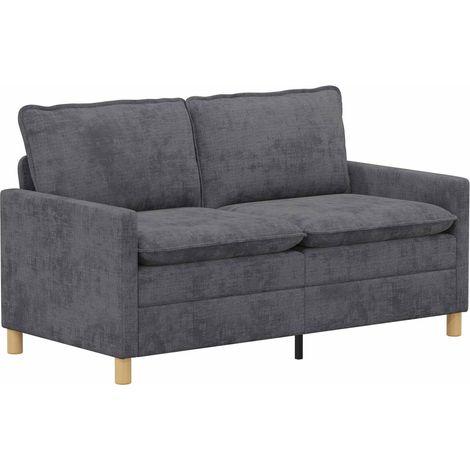 Sofa Dark Grey 156 x 81 x 87.5 cm Polyester vidaXL (1/5)