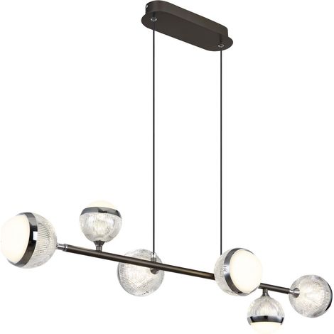 Globo - lampada a sospensione - Untsy - nichel - metallo - grande (1/5)